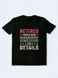 Retired Grandpa Retirement Under New Management Father's Day T-Shirt