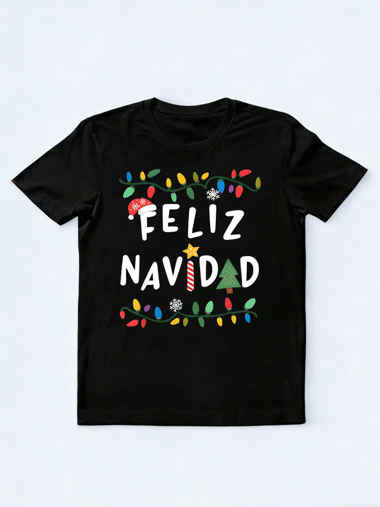 Feliz Navidad Funny Mexican In Spanish Christmas Gift T-shirt