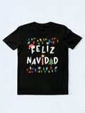 Feliz Navidad Funny Mexican In Spanish Christmas Gift T-shirt