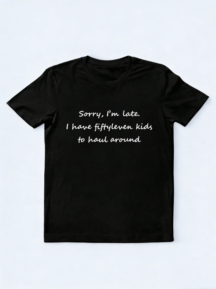 Fiftyleven Kids I'm Late T-shirt