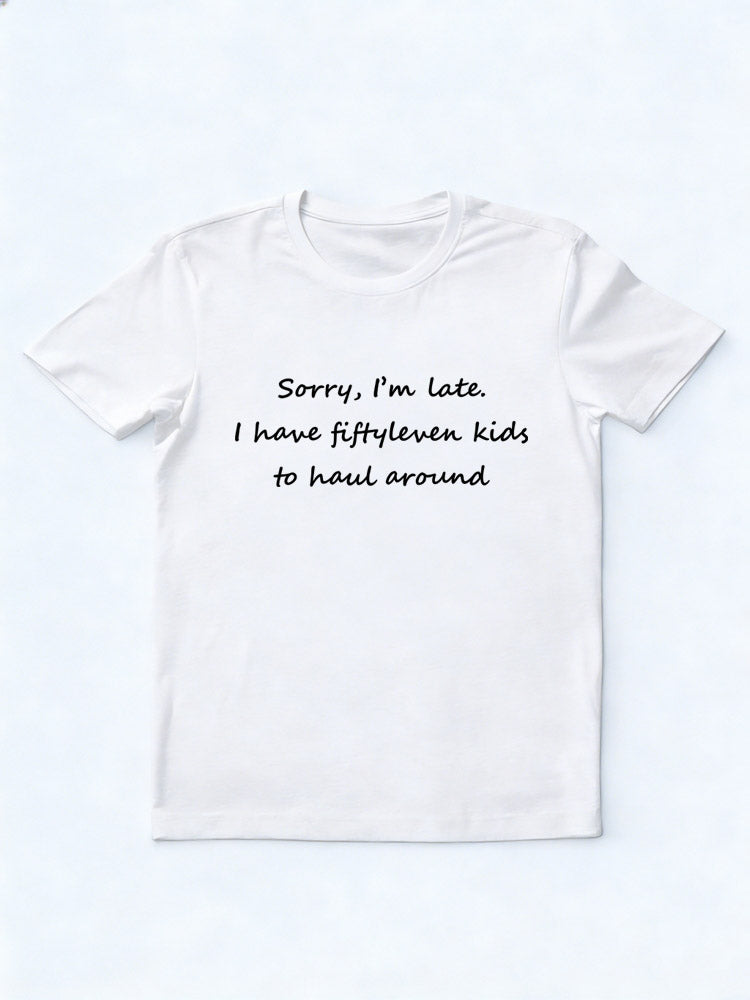 Fiftyleven Kids I'm Late T-shirt