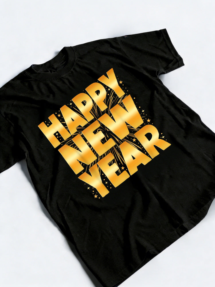 Fireworks Happy New Year Gift T-Shirt