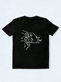 Fist Bump Dad of Three Kids Happy Father's Day T-Shirt