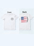 Flag Fighter Jets 4th of July Gift T-Shirt