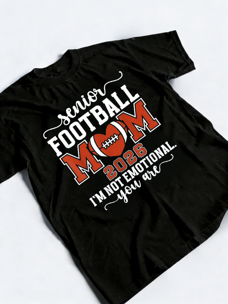 Football Senior Mom 2026  Mother's Day T-Shirt