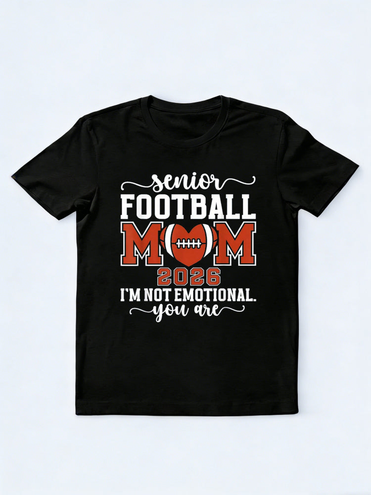Football Senior Mom 2026  Mother's Day T-Shirt