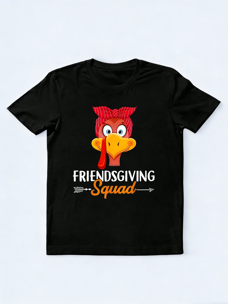 Friendsgiving Turkey Thanksgiving Friends Family Gift T-Shirt