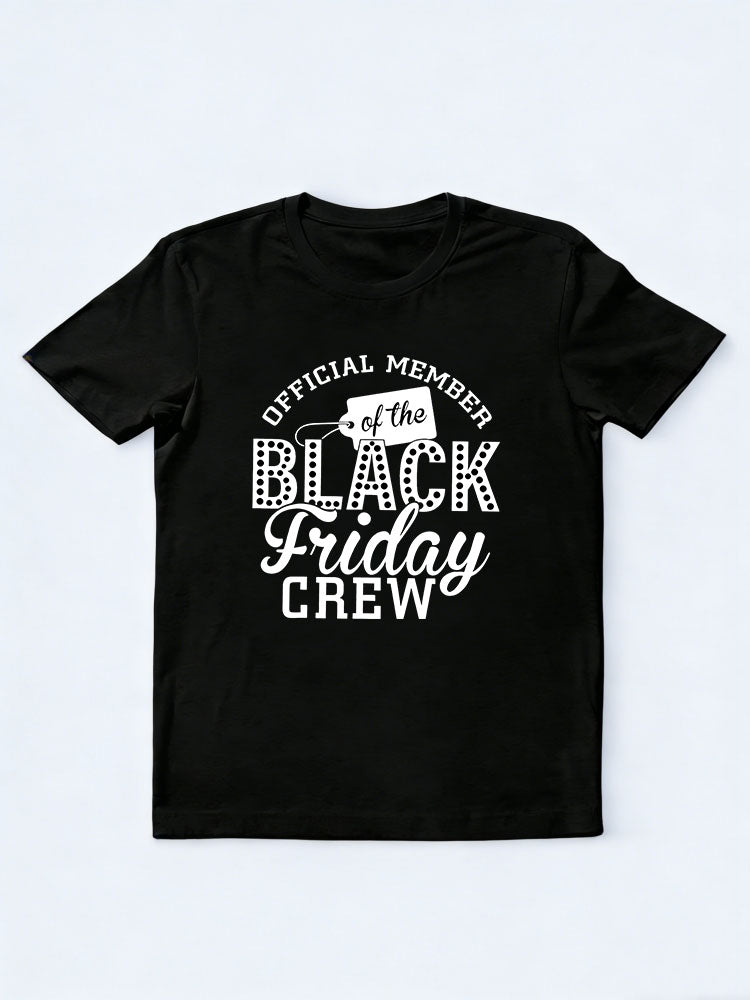 Funny Official Member of Black Friday Shopping Crew T-shirt