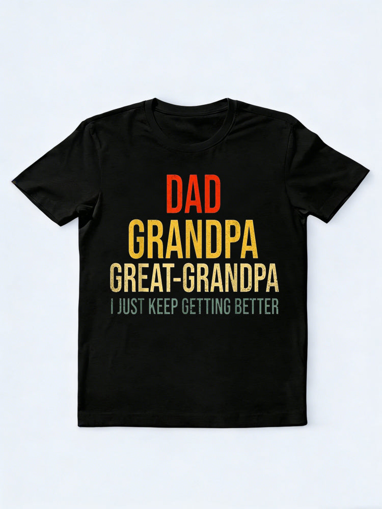 Funny Great Grandpa Happy Father‘s Day Gift T-Shirt