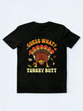 Funny Thanksgiving What Turkey Butt Couples Matching Thanksgiving Day Gift T-shirt