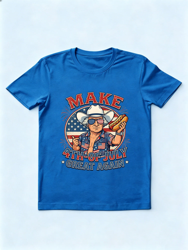 George Make 4th of July Great Again Gift T-shirt