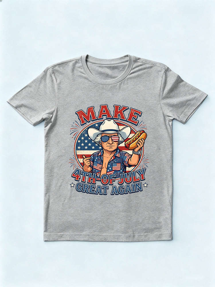 George Make 4th of July Great Again Gift T-shirt