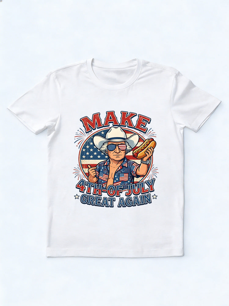 George Make 4th of July Great Again Gift T-shirt