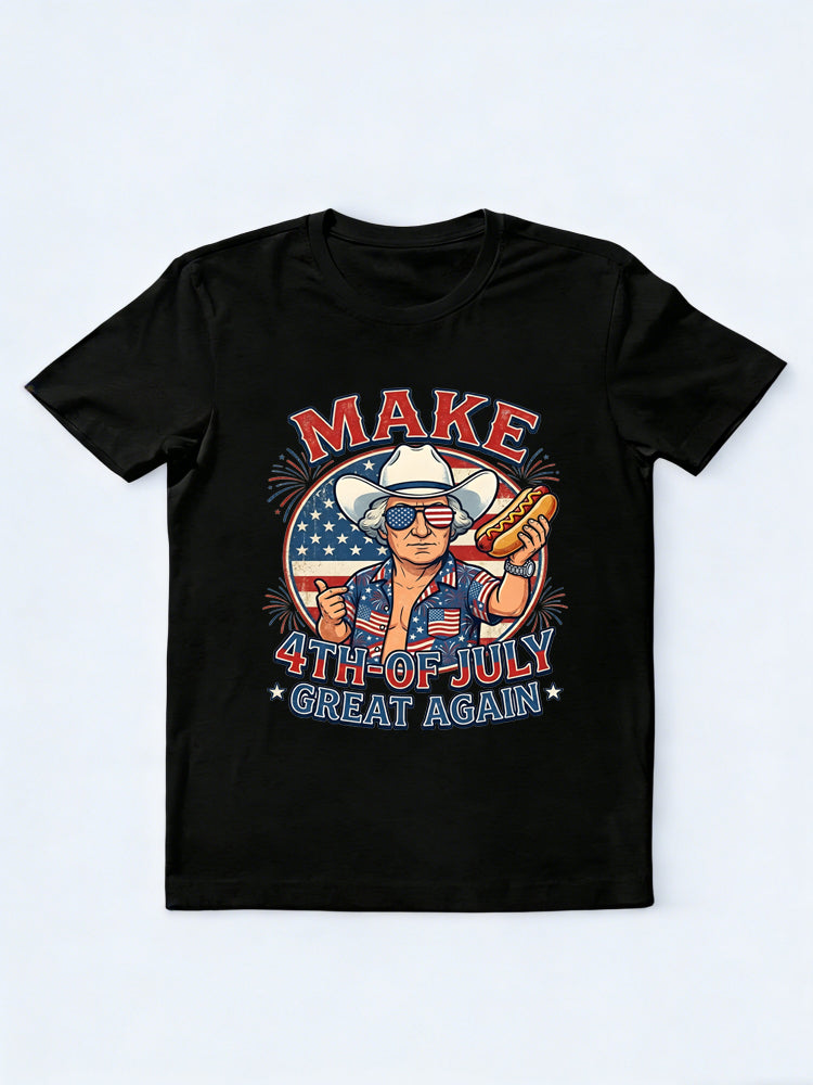 George Make 4th of July Great Again Gift T-shirt