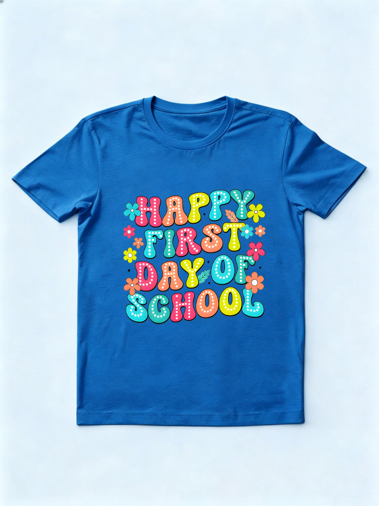 Gift For Teacher Happy First Day of School Back to School Shirt