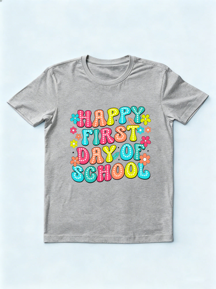 Gift For Teacher Happy First Day of School Back to School Shirt