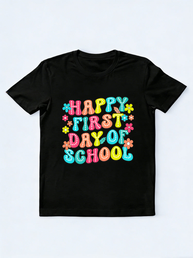Gift For Teacher Happy First Day of School Back to School Shirt