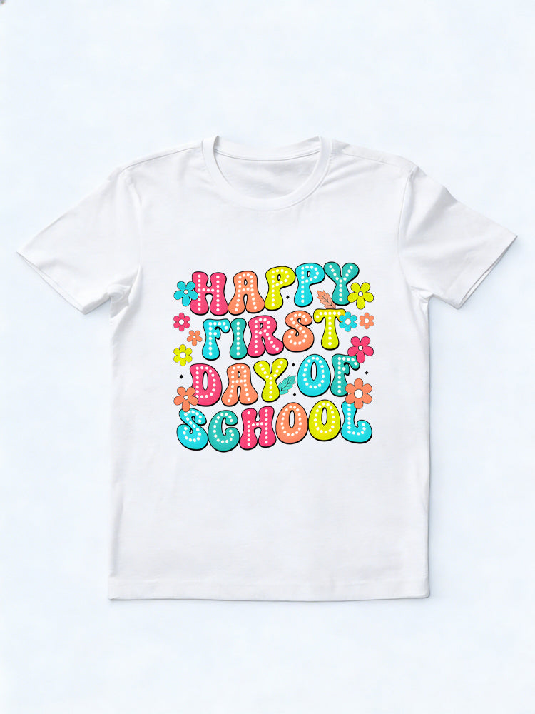 Gift For Teacher Happy First Day of School Back to School Shirt