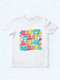 Gift For Teacher Happy First Day of School Back to School Shirt