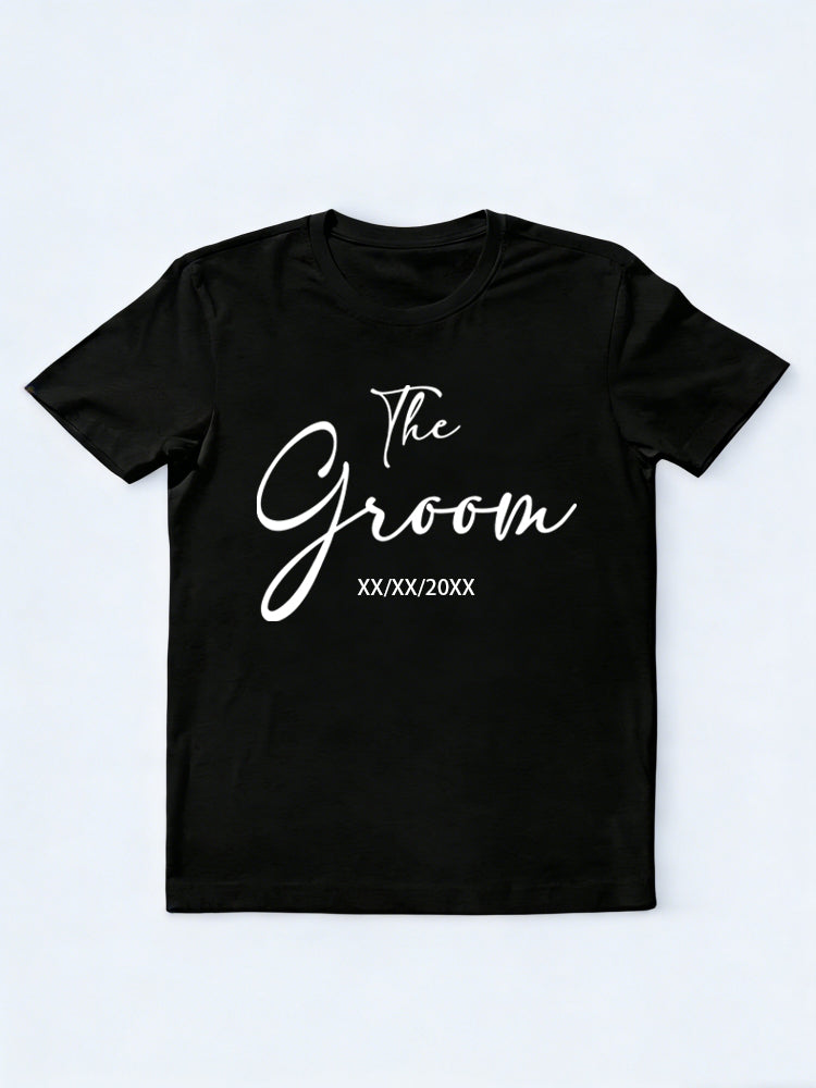 Mail Day for Personalized Design Gift for Bride and Groom Custom Honeymoon Wedding T-shirt
