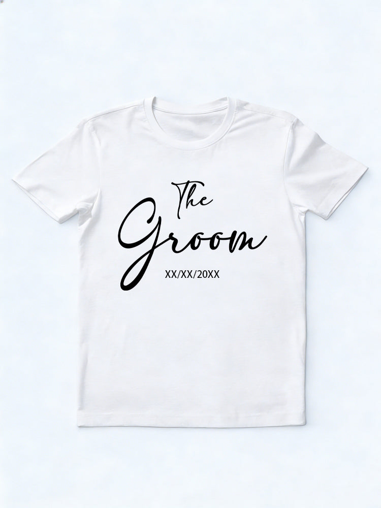 Mail Day for Personalized Design Gift for Bride and Groom Custom Honeymoon Wedding T-shirt