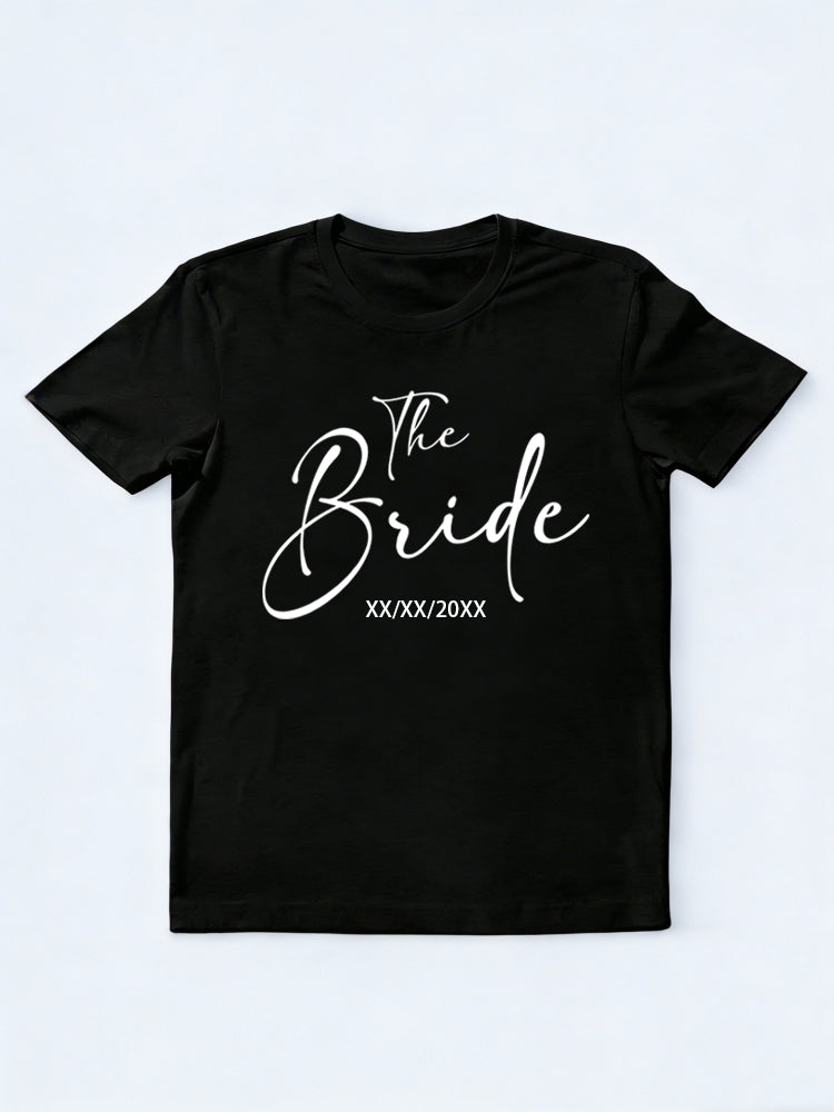 Mail Day for Personalized Design Gift for Bride and Groom Custom Honeymoon Wedding T-shirt