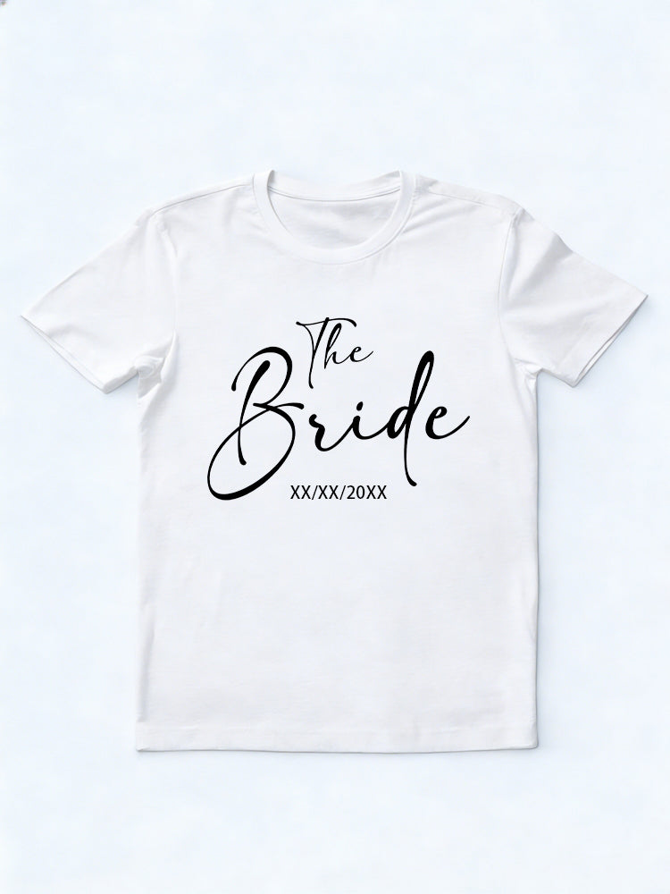 Mail Day for Personalized Design Gift for Bride and Groom Custom Honeymoon Wedding T-shirt