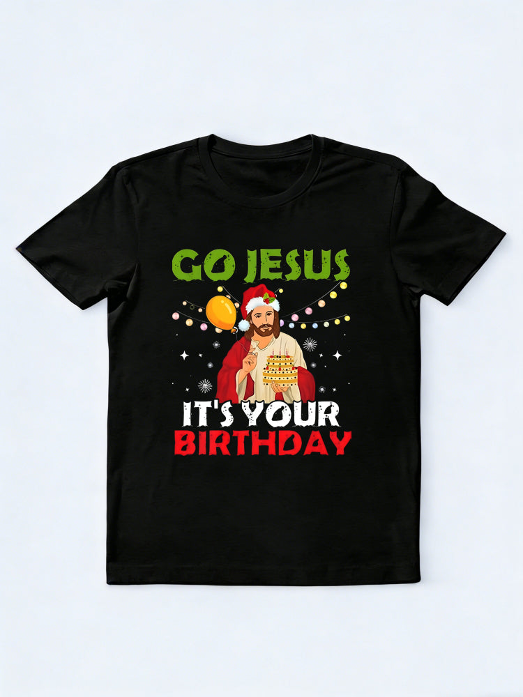 Go Jesus It's Your Birthday Christmas Gift T-shirt