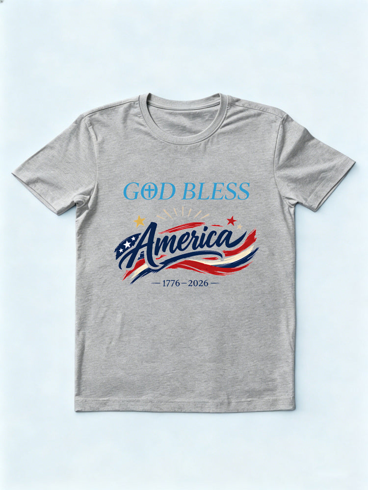 God Bless America 250th Years 4th of July Gift T-Shirt