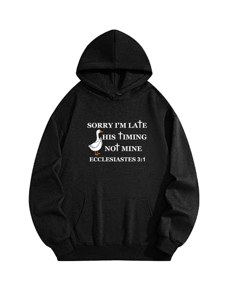 God's Timing Christmas Season Vibe Hoodie