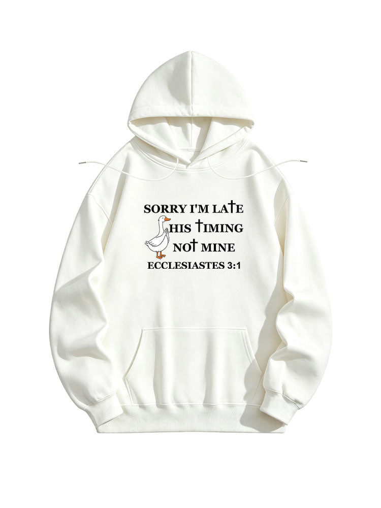 God's Timing Christmas Season Vibe Hoodie