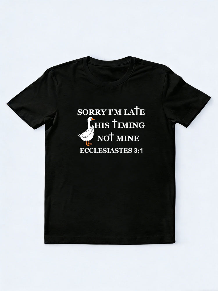 God's Timing Christmas Season Vibe T-shirt