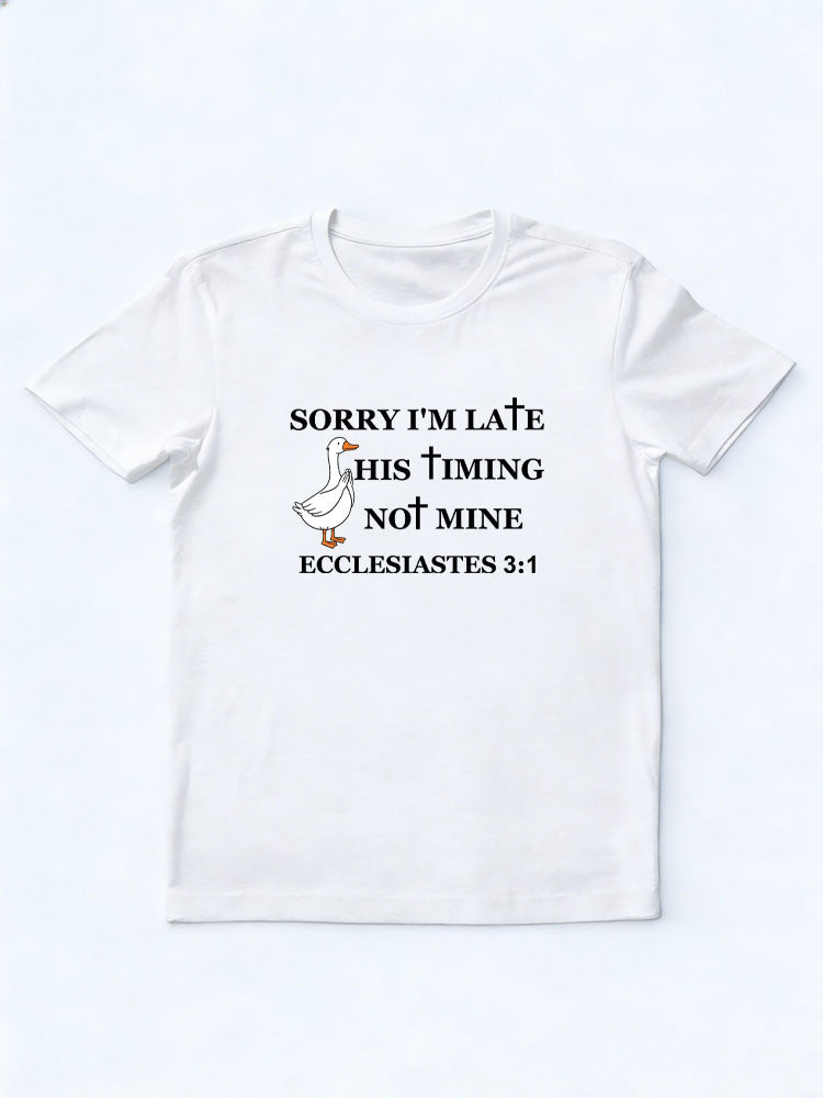 God's Timing Christmas Season Vibe T-shirt