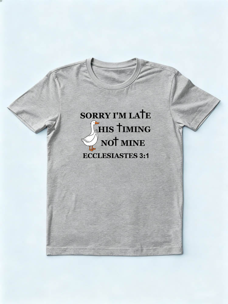 God's Timing Christmas Season Vibe T-shirt