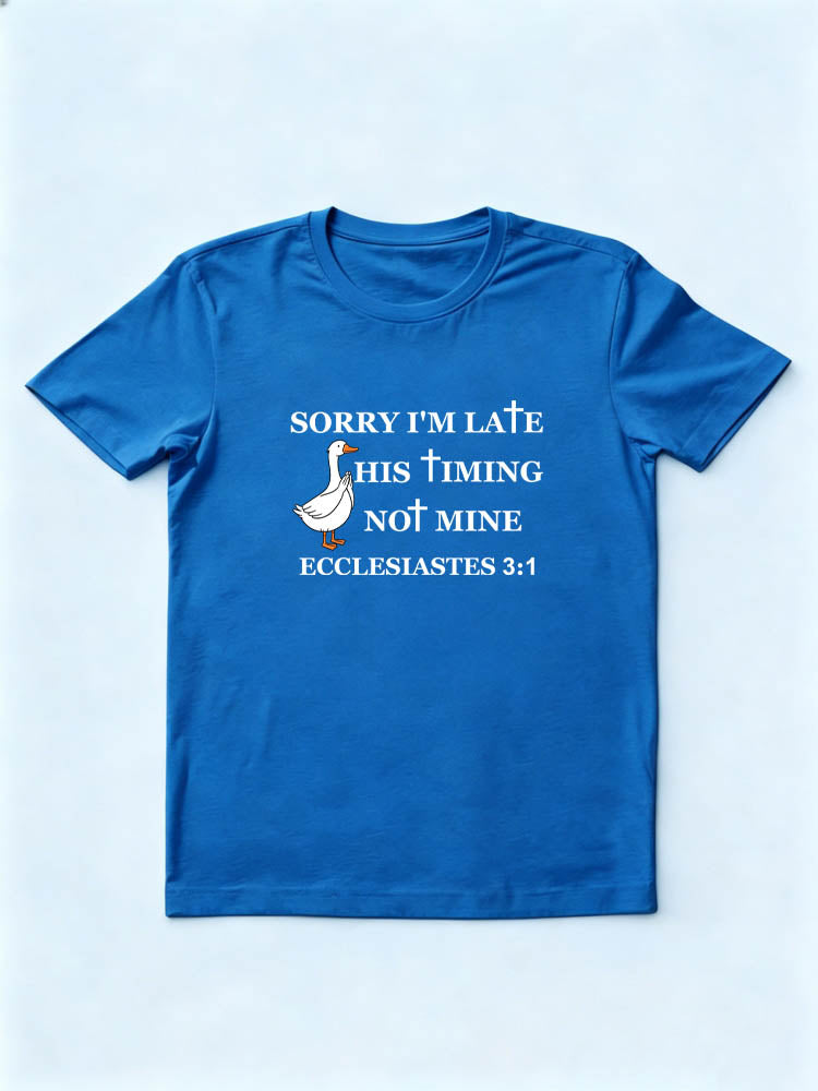 God's Timing Christmas Season Vibe T-shirt