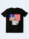 Golden Retriever Independence Day Gift T-shirt