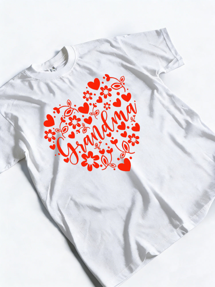 Grandma Heart Mother's Day T-shirt