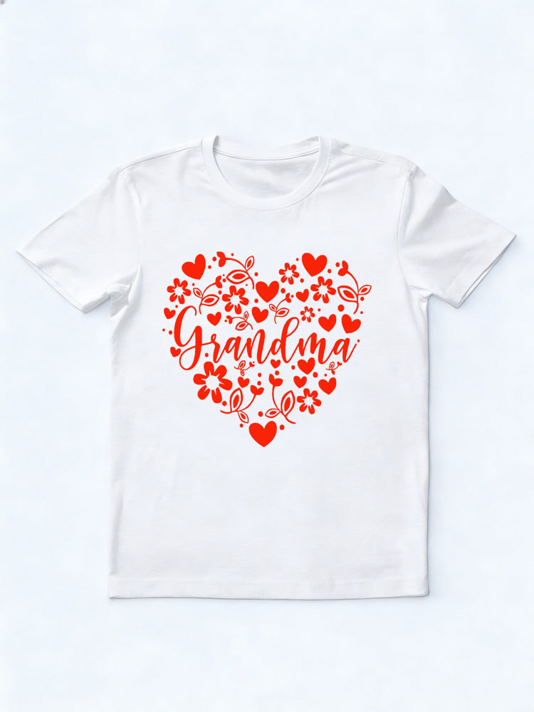 Grandma Heart Mother's Day T-shirt