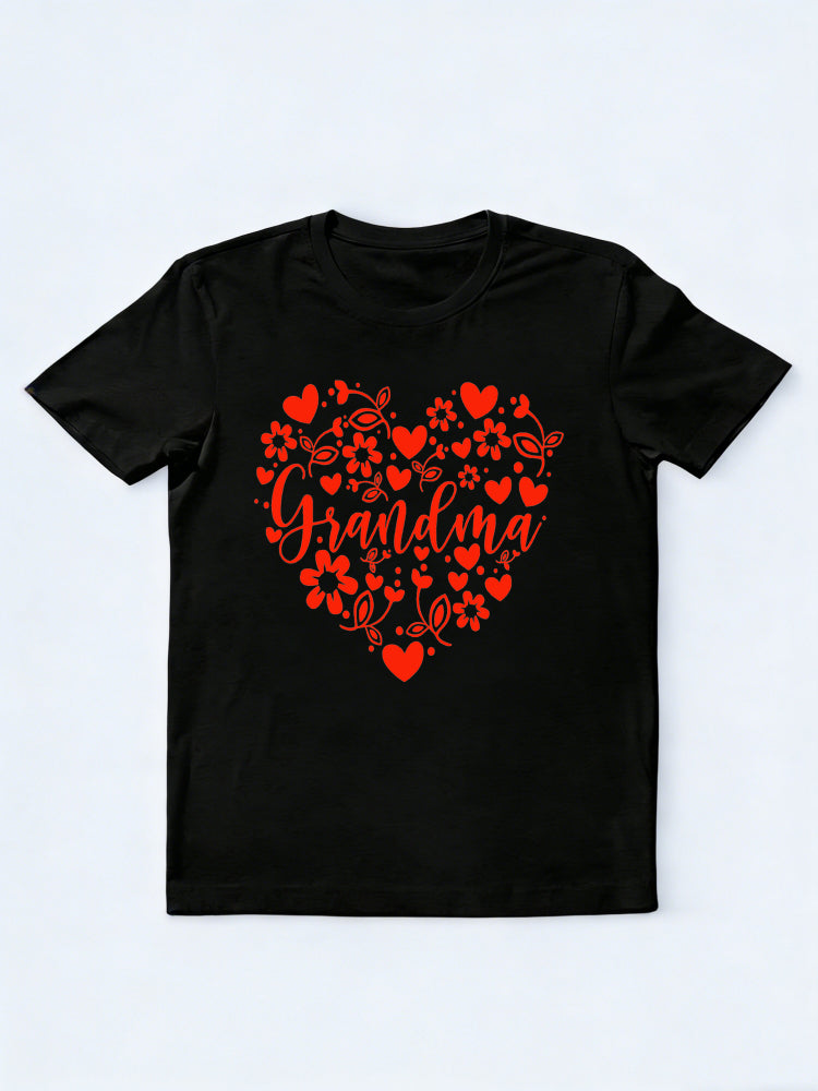 Grandma Heart Mother's Day T-shirt