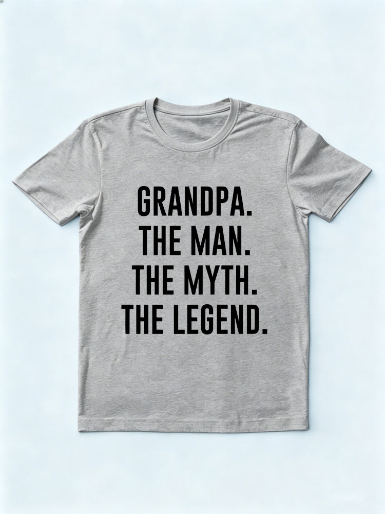 Grandpa The Man The Myth The Legend Father's Day Gift T-shirt
