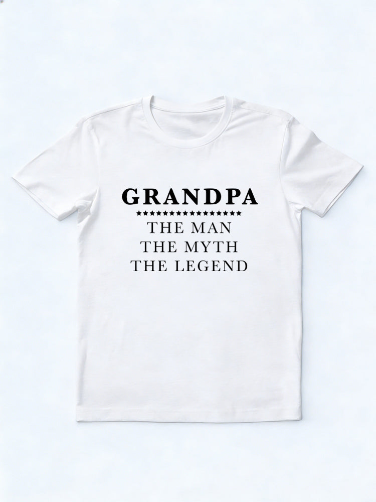 Grandpa The Man The Myth The Legend Father's Day T-shirt