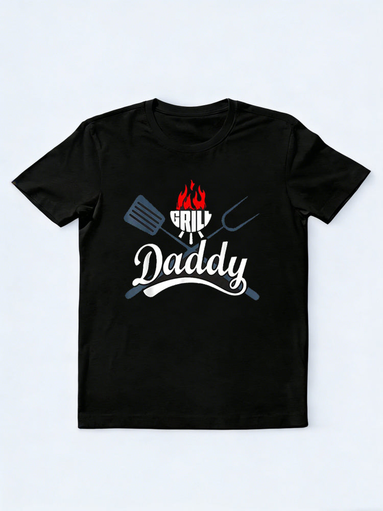 Grill Daddy BBQ Barbecue Happy Father‘s Day Gift T-Shirt