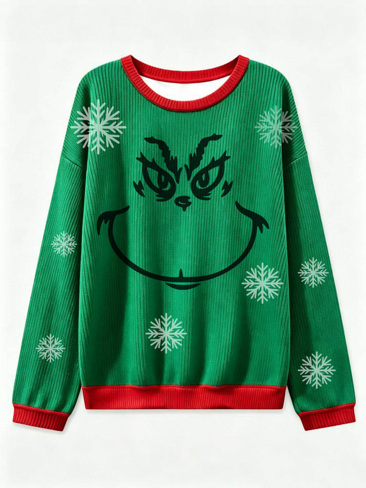 Grinch Christmas Face Urgly Sweater