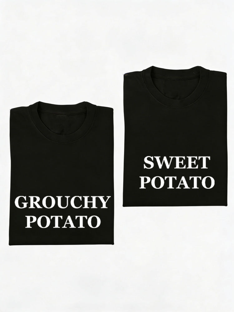 Grouchy/ Sweet Potato Christmas Season Vibe T-shirt
