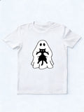 Halloween Boo Ghost Catches Cat Spooky Season Vibe T-shirt