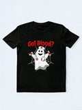 Halloween Ghost Funny Phlebotomist Phlebotomy Halloween Gift T-Shirt