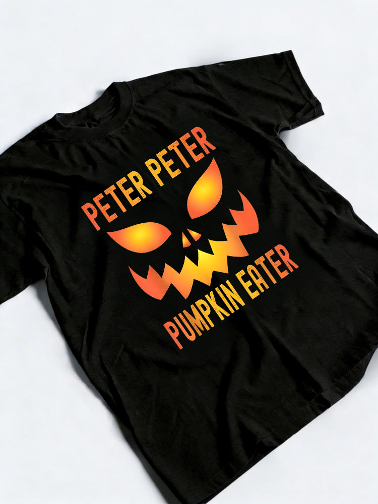 Halloween Matching Costume Peter Pumpkin Eater Halloween Gift T-Shirt