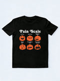 Halloween Nurse Pain Scale Fall Pumpkin Nurse Rn Pediatric Halloween Gift T-Shirt