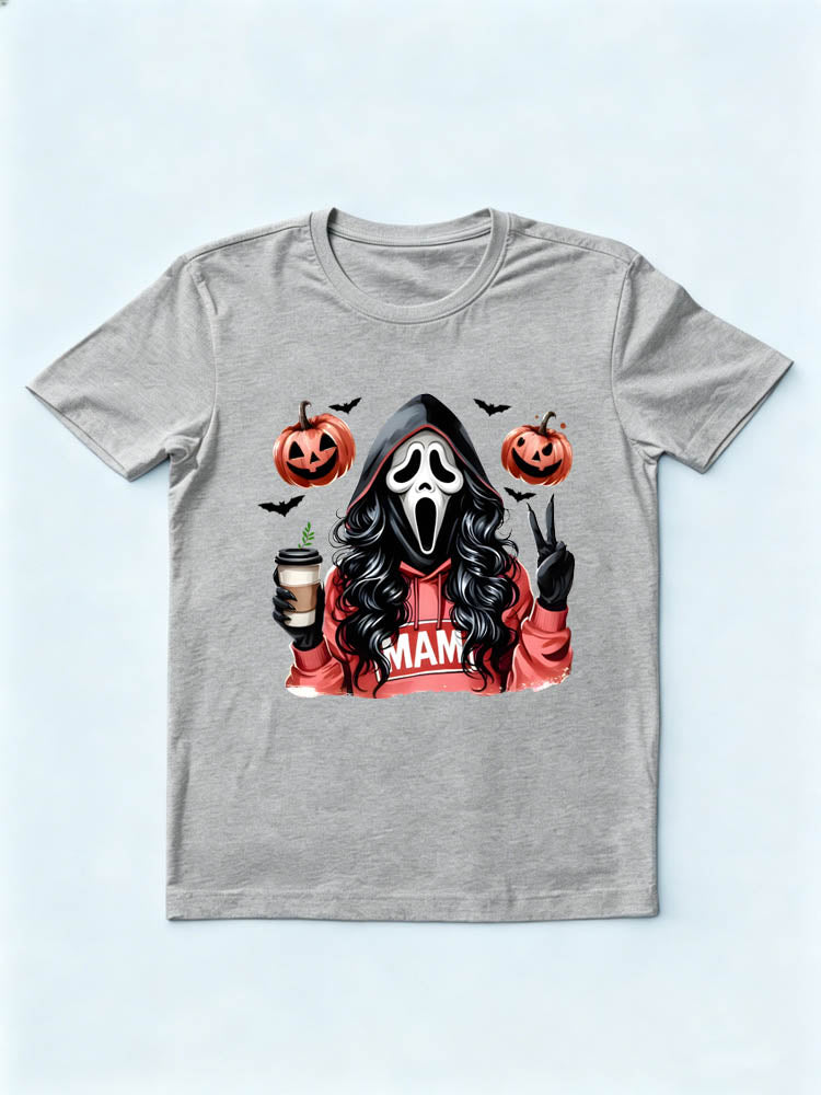 Halloween Scary Killer Mama Spooky Season Vibe T-shirt