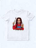 Halloween Scary Killer Mama Spooky Vibe T-shirt